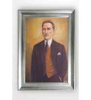 Gümüş Çerçeveli Atatürk Tablo cv605