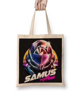 Metroid Samus Aran Bez Çanta Uzun Saplı