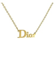 Kişiye Özel 925 Ayar Gümüş Dior Kolye