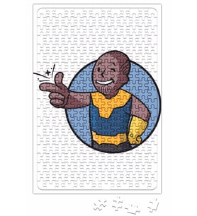 Fallout Vault Boy Thanos Puzzle 240 Parça Yapboz