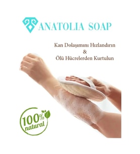 Anatolia Soap Doğal Kabak Lifi Kesesi, Selülite Batık Ve Sivilcelere Son Ve Bulaşık Lifi