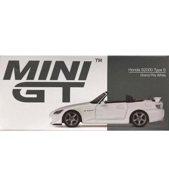 Mini Gt 349 1:64 Honda S2000 Type S Grand Prix White Model Araba