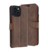 Northcity iPhone 15 Trend S Plus Kapaklı Kılıf - Taba Renk ve Stand Özelliği