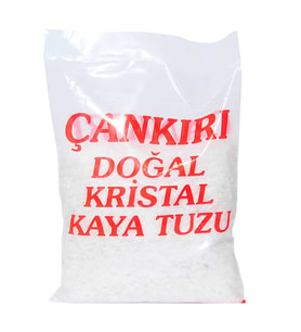 Yemeklik Doğal Kristal Kaya Tuzu Granül Çakıl Çankırı Beyaz 1000 Gr