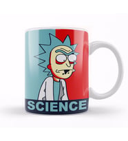 Rick and Morty Science Kupa Bardak Porselen