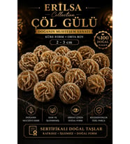 Sertifikalı Çöl Gülü Taşı Kütle - 2-3 cm Küçük Küre Form Doğal Kristal Toplu (Çok Renkli)