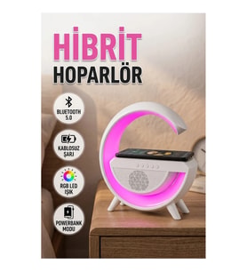 G Şekilli Bluetooth 5.0 Taşınabilir Hoparlör – Powerbank Özellikli
