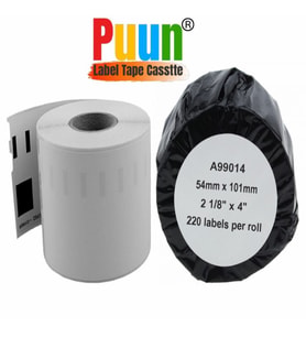 PUUN®Dymo Lw 99014 Muadil Sevkıyat Etıketı 220 Etiket/paket 54MM x 101MM (Çok Renkli)