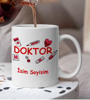 Doktor Özel Tasarım Kupaa Bardakk