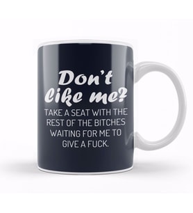 Don t Like Me Angsty Slogan Kupa Bardak Porselen