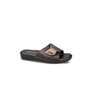 Ceyo 9984-7 Kahverengi Hallux-Valgus (Kemik Çıkıntısı) Destekli Özel Kadın Terlik