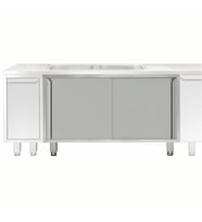Electrolux Professional Evyeli Üst Tabla Altı İçin Dolap, Kayar Kapılı - 1400 Mm - Modular Line TEL2S14