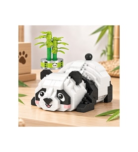 LOZ Dinlenen Panda 340 Parça Block Yapı Oyuncağı