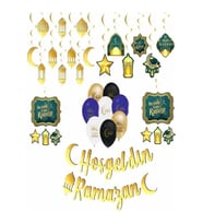 Hoş Geldin Ya Şehri Ramazan Tavan Asma Süs Set