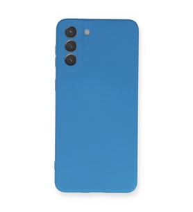 Samsung Galaxy S21 Plus Kılıf Nano İçi Kadife Silikon - Mavi