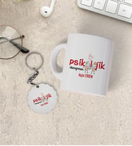 Psikolojik Danışman Kupa Bardak ve Anahtarlık Seti