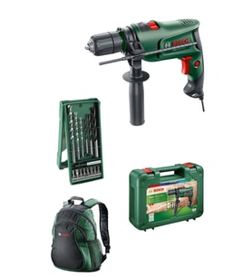 Easyımpact 600 13 mm 600 Watt Darbeli Matkap Sırt Çantası 15 Parçalı Mini X-line Seti
