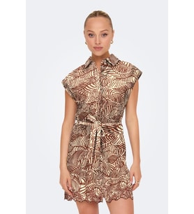 ONLLOU LIFE EMB S/S SHIRT DRESS PTM