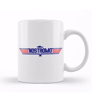 Nostromo Topgun Logo Alien Kupa Bardak Porselen