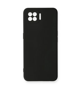 Oppo A73 Kılıf Nano İçi Kadife Silikon - Siyah
