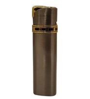 PremiumQuality Tek Torch Pürmüz Koyu Gümüş Puro Çakmağı