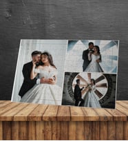 3 Fotoğraflı Kişiye Özel 99 Parça Puzzle Yapboz
