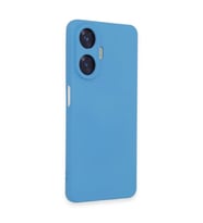 Realme C55 Kılıf Nano İçi Kadife Silikon - Mavi