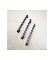 Arel Mat Siyah Tv Ünitesi Vestiyer Yatak Odası Mutfak Dolap Çekmece Kulpu 128 Mm (12,8 Cm) 5 Adet