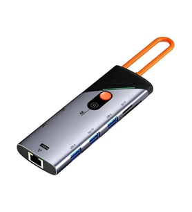 PowerHub 8X USB-C Çoklayıcı – 4K@60Hz, 1000Mbps LAN, 3x USB 3.0, 90W Hızlı Şarj