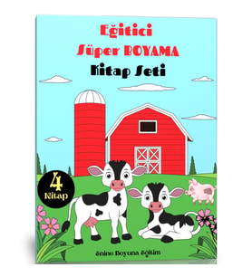 Eğitici Süper Boyama Kitap Seti (4 Kitap)