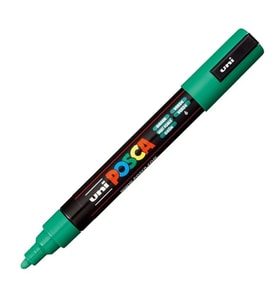 UNİ POSCA SU BAZLI POSTER MARKER 1.8-2.5 YEŞİL PC-5M
