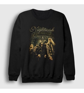 Presmono Unisex Siyah Imaginaerum Nightwish Sweatshirt 475568tt