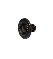 Dekoratif Zamak Düğme - 23x23mm, Eskitme, 1 Adet
