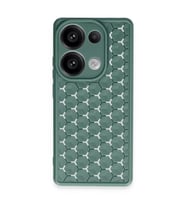 Xiaomi Redmi Note 13 Pro 4g Kılıf Petek Silikon Kapak - Koyu Yeşil