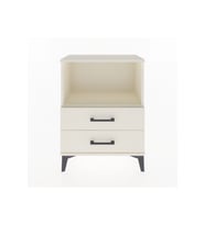 Arges Komodin Tek Raflı 2 Çekmeceli 60x30x80 Aytaşı-Aytaşı