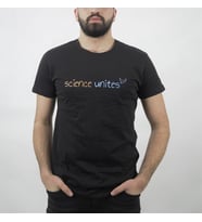 ''Science Unites'' Baskılı T-shirt (Siyah)