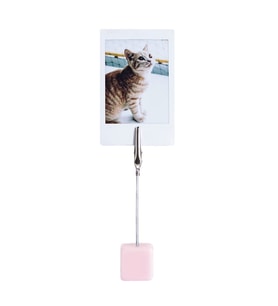 Instax Pembe Film Kıskaçlı Resim Standı