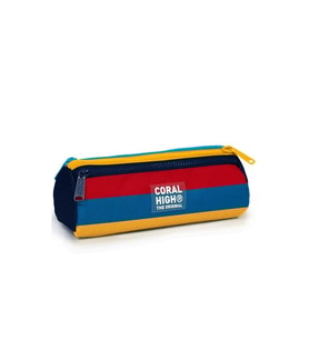 CORAL HIGH 31012 RENKLİ DESENLİ ÜÇ BÖLMELİ KALEM ÇANTASI