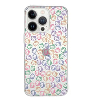 Apple iPhone 13 Pro Uyumlu Kapak Hello Kitty Tasarımlı Şeffaf Silikon Kılıf