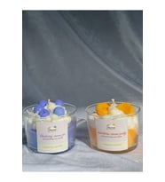 Jeane Candles Best Friends Mandalina-yaban Mersini Vanilya Kokulu Mum Aromaterapi (Çok Renkli)