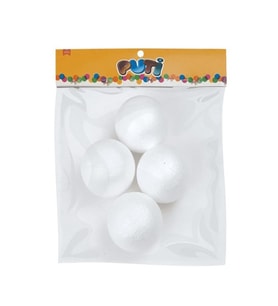 Puti Köpük Top 7Cm 4Lü