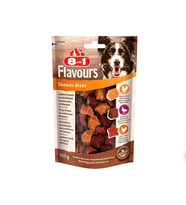 8in1 Flavours Skewer Bites Kuşbaşı Dilimli Tavuk Ve Ördekli Köpek Ödülü 100 Gr (STD)