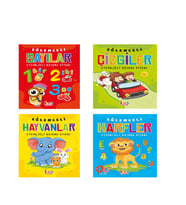 Bıcırık Yayınları Eğlenceli Boyama Seti 4 Kitap