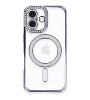 İphone 16 Kılıf Joke Simli Magneticsafe Kılıf - Mi