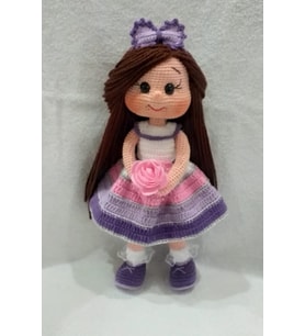 Buğlem Bebek Amigurumi Organik Oyuncak