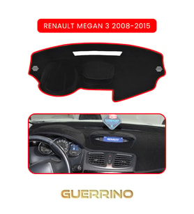 RENAULT Megan 3 (2008-2015)TORPİDO KORUMA HALISI KIRMIZI KENAR