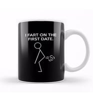 I Fart On A First Date Kupa Bardak Porselen