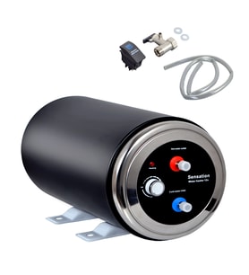 Sensation Karavan Su Isıtıcısı (Boiler) 12 Volt (Siyah)