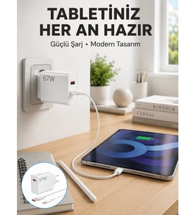 Northcity 67 Watt Tip C Hızlı Şarj Adaptörü - Xiaomi Uyumluluğu ve Yeni Nesil Teknoloji