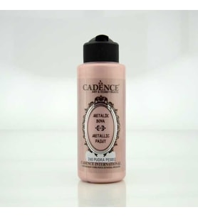 Cadence Metalik Boya 120 ml. 240 Pudra Pembe 